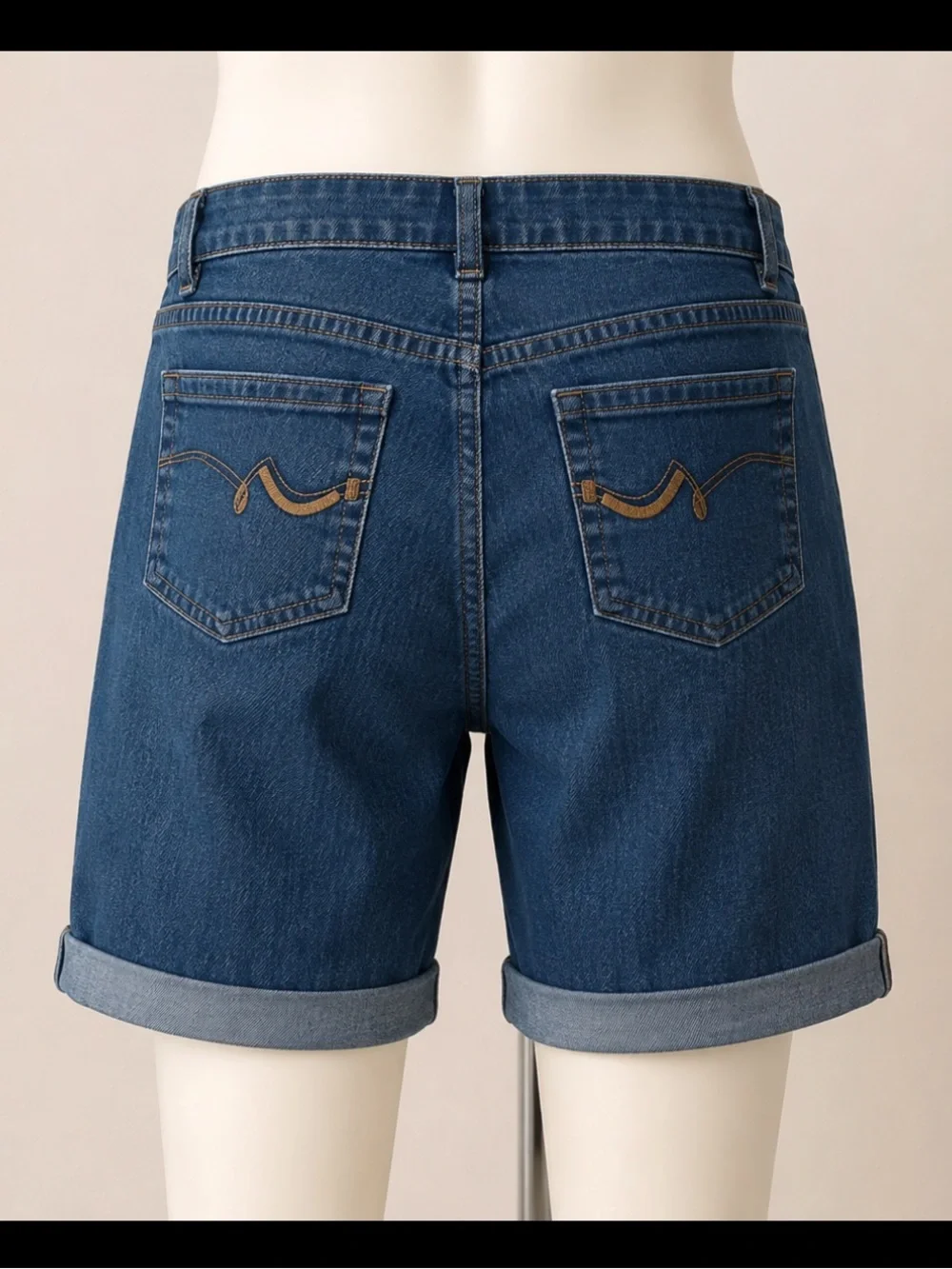 Circo Gray Kids' Denim Roll-Cuff Shorts